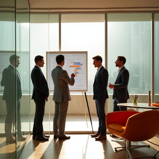 Team di HR professionisti durante una sessione di screening strategico