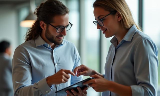 Il team collabora in modo innovativo